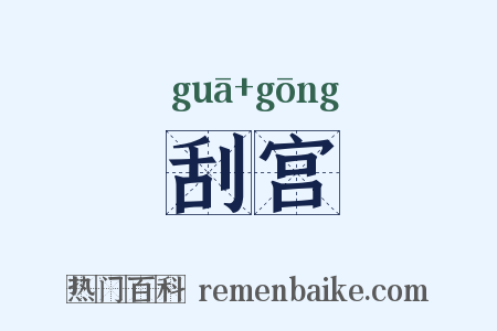 刮宫是什么意思的图片